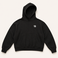 Club 93 black hoodie front view
