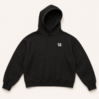 Club 93 black hoodie front view