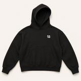 Club 93 black hoodie front view