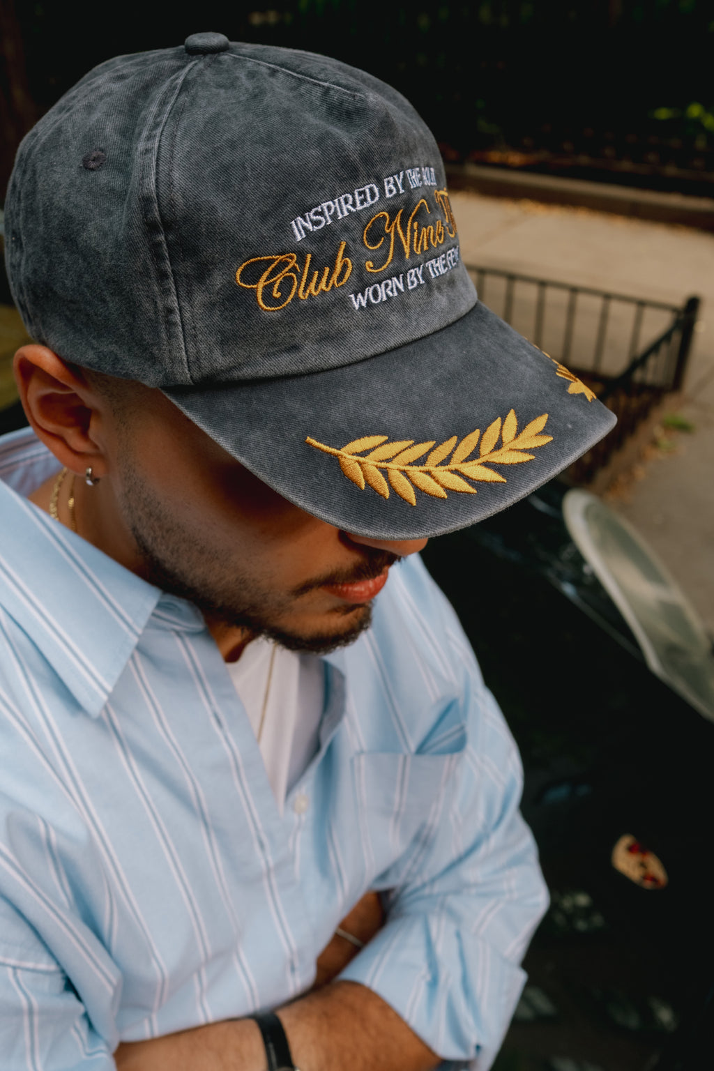 Bold Denim Cap