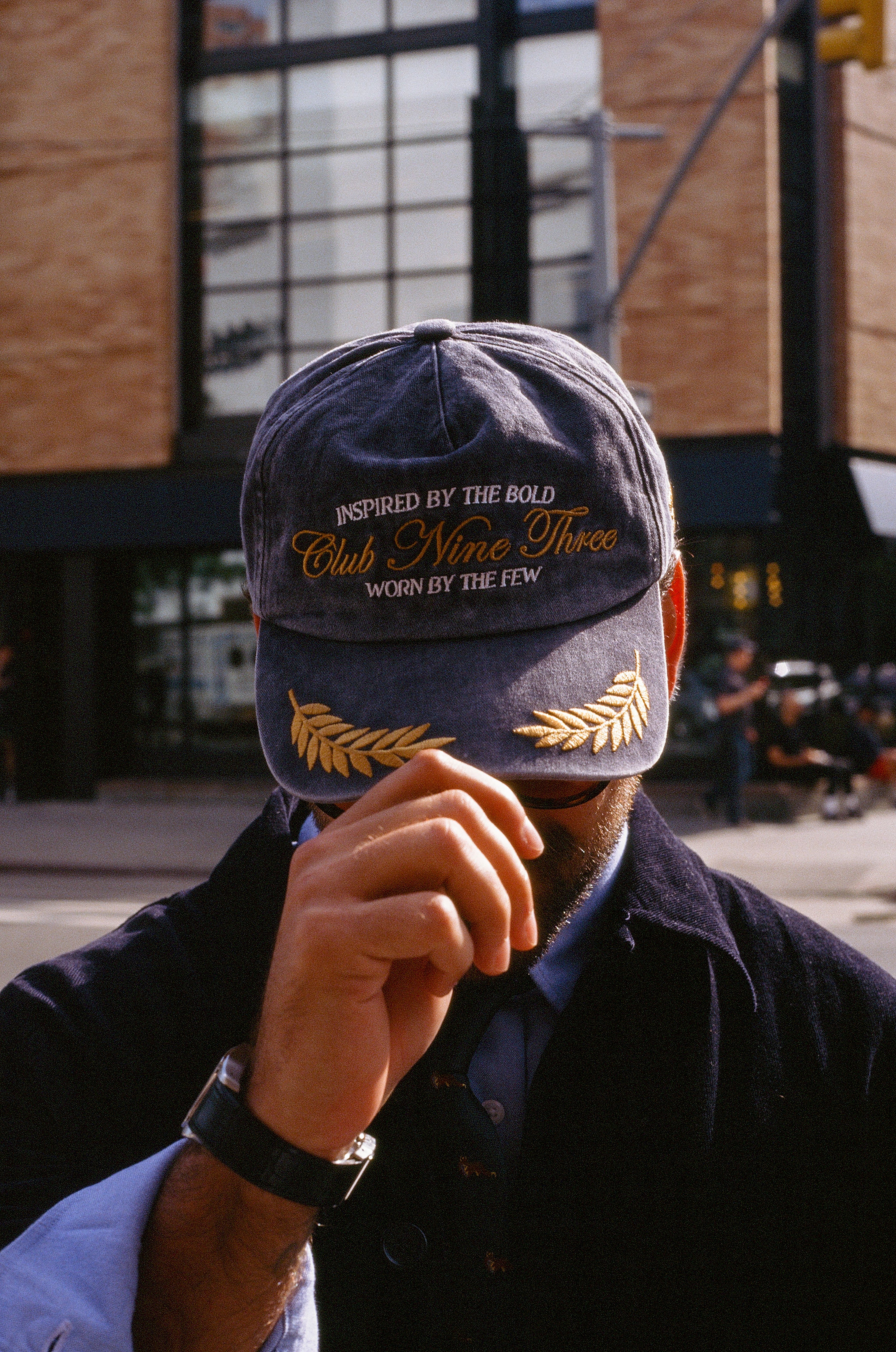 Bold Denim Cap